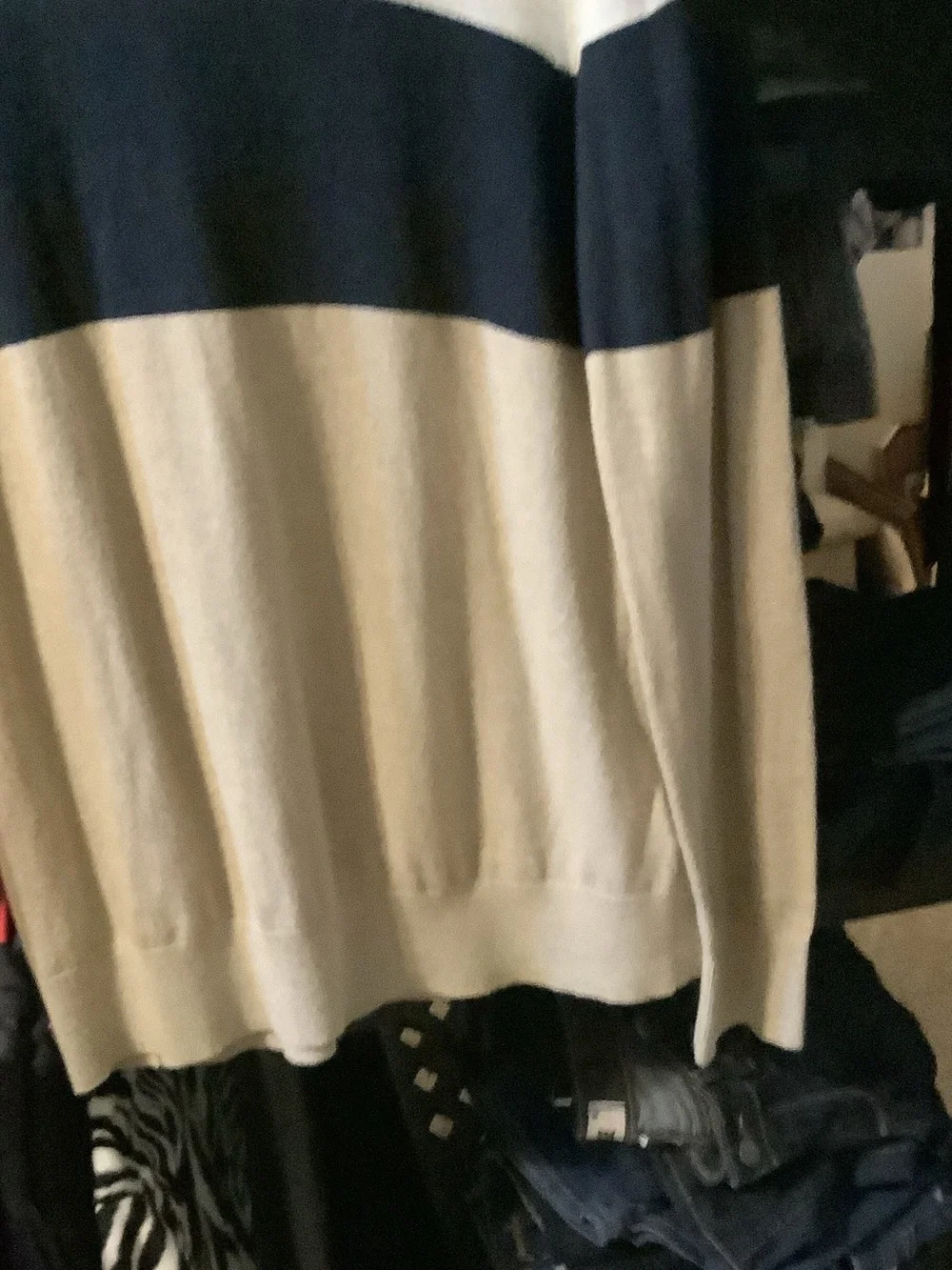 Banana Republic Beige Crewneck Sweater